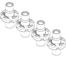 Гайка із шайбою Thule 54201 (Flush Kit)