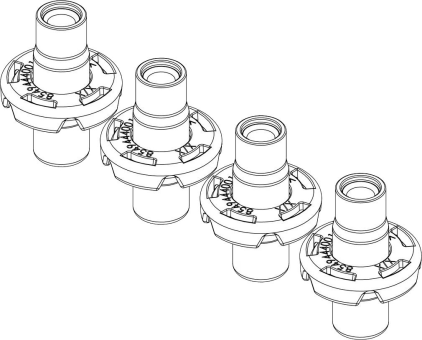 Гайка с шайбой Thule 54201 (Flush Kit) - фото 1