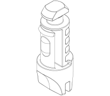 Заглушка в кришку кріплення 50542 (Canyon XT, Trail)