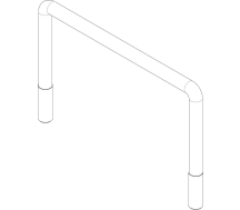 Скоба П-образна (60x90 мм) 52555 (Canyon XT)