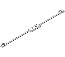 Центральний замок правий (1600 мм) 54123 (Motion XT XL)