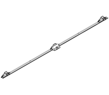 Центральний замок (1720 мм) 54132 (Force XT Alpine)