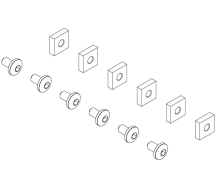 Винты с гайками 54946 (Caprock Platform)