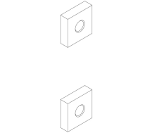 Гайка M8 квадратна 54990 (Caprock Platform)