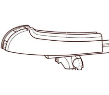 Опора ліва 54138 (SUP Taxi XT)