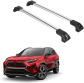 Поперечний багажник на вбудовані рейлінги Erkul для Toyota RAV-4 2019&rarr; - сріблястий - фото 1