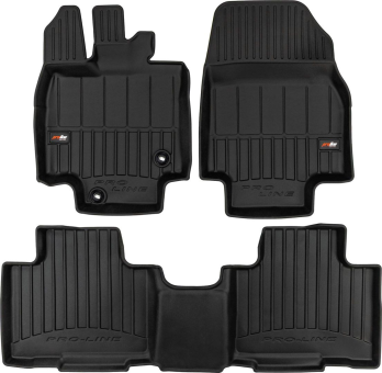 Резиновые коврики Frogum Proline 3D для Toyota Highlander (mkIV) 2019-&gt; (1-2 ряд) - фото 2