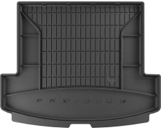 Резиновый коврик в багажник Frogum Pro-Line для Hyundai Santa Fe (mkV) 2024-> (сложенный 3 ряд)(багажник)