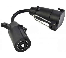 Переходник фаркопа Америка \ Европа. Адаптер фаркопа с американской вилки на европейскую. 7 - 7 pin