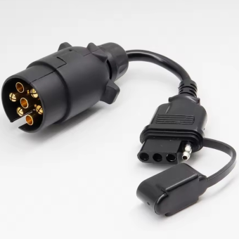 Переходник для фаркопа с USA 4-pin на 7-pin Euro (без конвертера сигналов) - фото 4