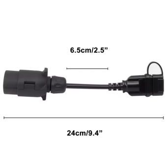 Переходник для фаркопа с USA 4-pin на 7-pin Euro (без конвертера сигналов) - фото 2