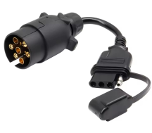 Перехідник для фаркопа з USA 4-pin на 7-pin Euro (без конвертора сигналів)