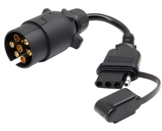 Переходник для фаркопа с USA 4-pin на 7-pin Euro (без конвертера сигналов)