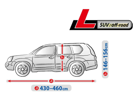 Чехол-тент для автомобиля Kegel-Blazusiak Optimal Garage II Membrane L SUV/Off Road - фото 2