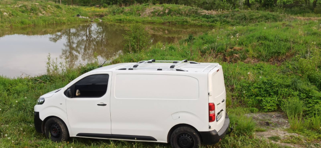 Рейлінги на дах Citroen Jumpy 2017&rarr;;Citroen Dispatch 2017&rarr;;Opel Vivaro 2019&rarr;;Peugeot Expert 2017&rarr;;Toyota Proace Verso 2017&rarr; Skyport - Коротка база - фото 10