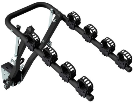 Велокрепление Peruzzo 667-4 Arezzo 4 Black - фото 7