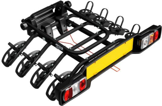 Велокрепление Peruzzo 706-4 Parma 4 Black - фото 7