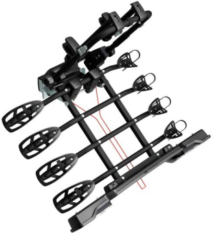 Велокрепление Peruzzo 706-4 Parma 4 Black - фото 3