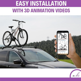 Кріплення для велосипеда на поперечки Erkul - фото 7