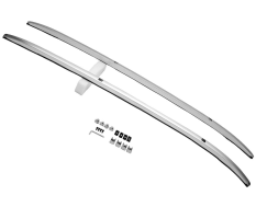 Рейлинги интегрированные Mazda CX-60 2024→ Original OEM Silver