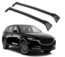 Багажные поперечины на рейлинги для Mazda CX-5 2017→ Original OEM Black