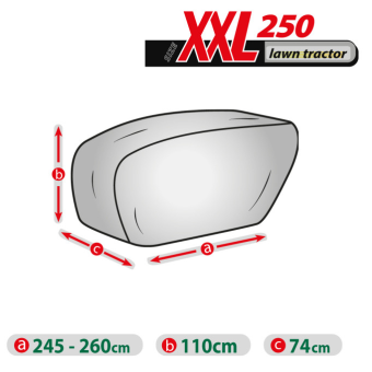 Защитный чехол для садового трактора Kegel Blazusiak XXL 245 grafit - фото 2