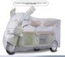 Чохол-тент для трицикла/скутера ScooterS Silver - фото 2