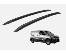Рейлинги интегрированные на крышу Citroen Berlingo / Peugeot Partner Rifter / Opel Combo/ Toyota Proace City 2018→ Skyport Black