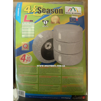 Набор защитных чехлов для автомобильных шин Kegel 4 x Season L - фото 9