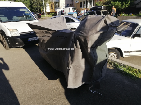 Чехол &ndash;тент для мотоцикла с кофром Kegel  Basic Garage Motorcycle L Box - фото 12