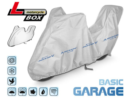 Чехол &ndash;тент для мотоцикла с кофром Kegel  Basic Garage Motorcycle L Box - фото 2