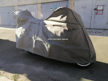 Чехол &ndash;тент для мотоцикла с кофром Kegel  Basic Garage Motorcycle L Box - фото 11