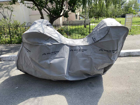 Чехол &ndash;тент для мотоцикла с кофром Kegel  Basic Garage Motorcycle L Box - фото 4