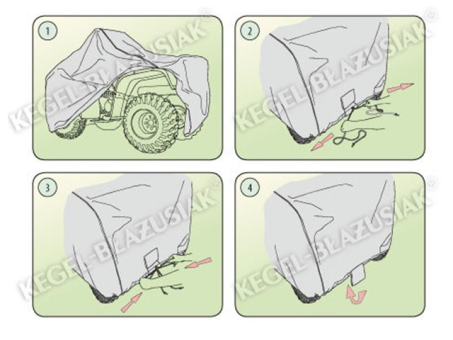 Чехол &ndash;тент для квадроцикла Kegel Basic Garage Quad L - фото 6