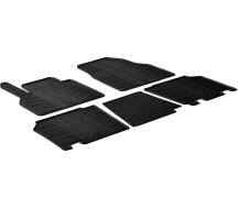 Резиновые коврики Gledring для Renault Kangoo (mkII) 2007-2021; Mercedes-Benz Citan (W415) 2012-2021 (1-2 ряд) (GR 0046)