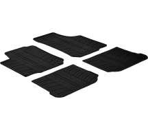 Гумові килимки Gledring для Skoda Octavia (mkI) 1996-2011; Volkswagen Golf (mkIV) 1997-2006 / Bora (mkIV) 1999-2006 / Beetle (mkI) 1997-2011; Seat Leon (mkI) 1999-2006 / Toledo (mkII) 1994-2004 (GR 0059)