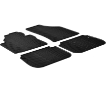 Резиновые коврики Gledring для Volkswagen Caddy (mkIII) 2003-2021 (1-2 ряд) (GR 0070)