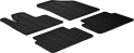 Резиновые коврики Gledring для Citroen C5 (mkII) 2007-2019 (GR 0119) - фото 1