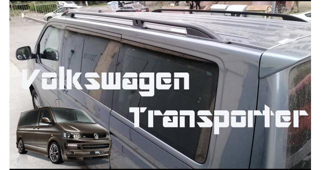 Рейлинги на крышу Volkswagen Transporter T5 / T6 Crown - фото 1