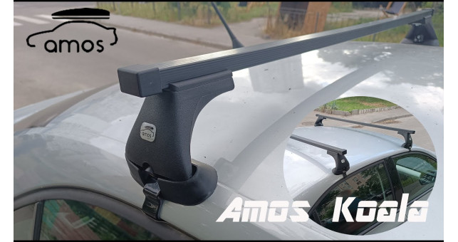 Багажник на гладкую крышу Amos Koala Wind 120 - фото 1