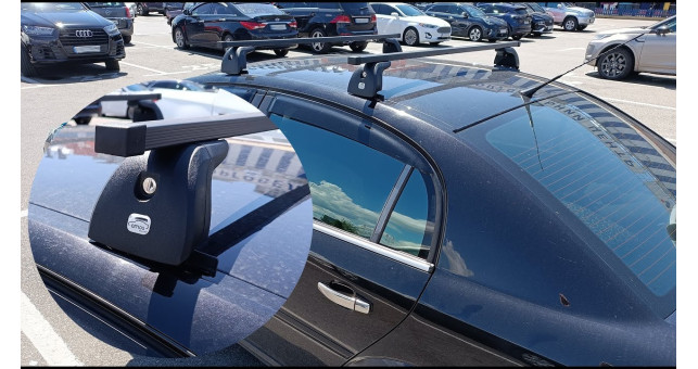 Багажник в штатные места Amos Beta 120 - фото 1