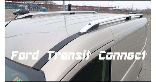 Рейлінги на дах Ford Tourneo/Transit Connect (mkII) 2014&rarr; Crown Black - Коротка база - фото 1