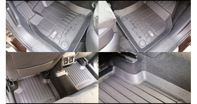 Гумовий килимок в багажник Frogum Pro-Line для Volkswagen Golf (mkVIII) 2019&rarr; (універсал)(верхній рівень)(багажник) - фото 2