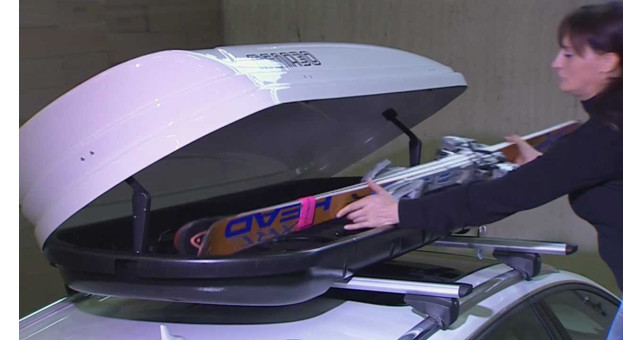 Бокс на крышу Menabo Mania 460 Grey - фото 1