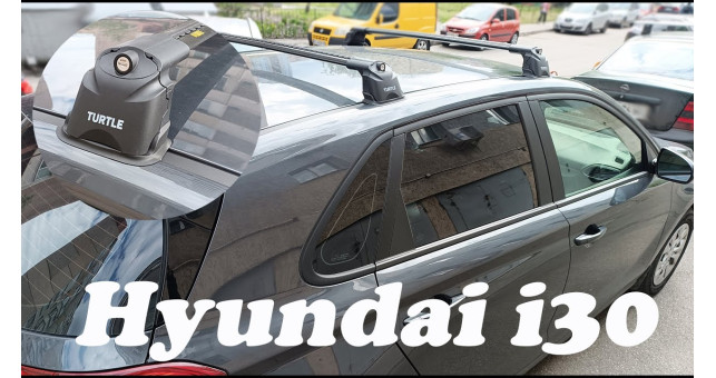 Багажник для штатных мест Turtle Air 3  Hyundai i30 - фото 1