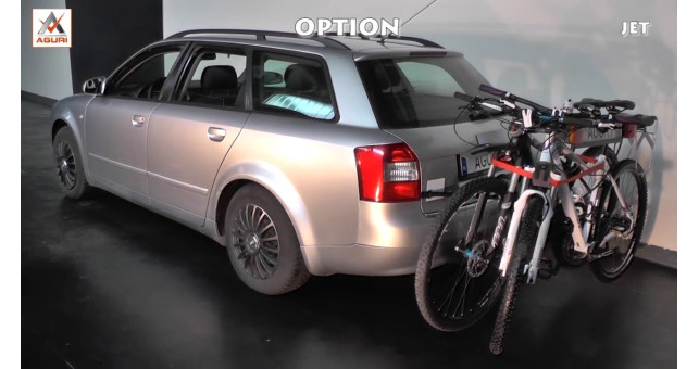 Крепление на фаркоп для трёх велосипедов Aguri Jet 3 - фото 1