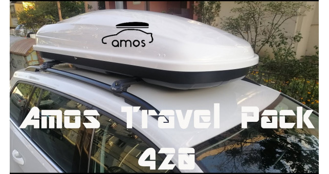 Автобокс Amos Travel Pack 420 Black - фото 1