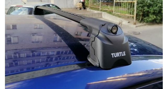 Багажник для штатних місць Turtle Air 3 Opel Zafira - сріблястий - фото 1