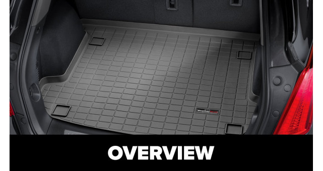 Коврик Weathertech Black для Land Rover Discovery Sport (mkI)(L550) 2020&rarr; (5 мест)(багажник за 2 рядом) - фото 1